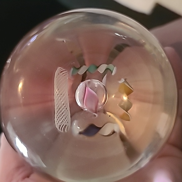 Colorful Murano Art Glass Paperweight - Picture 9 of 9